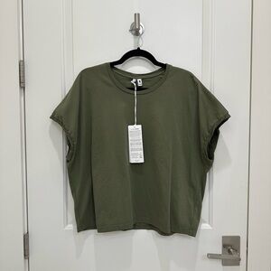 European Culture Olive Green Women's Top